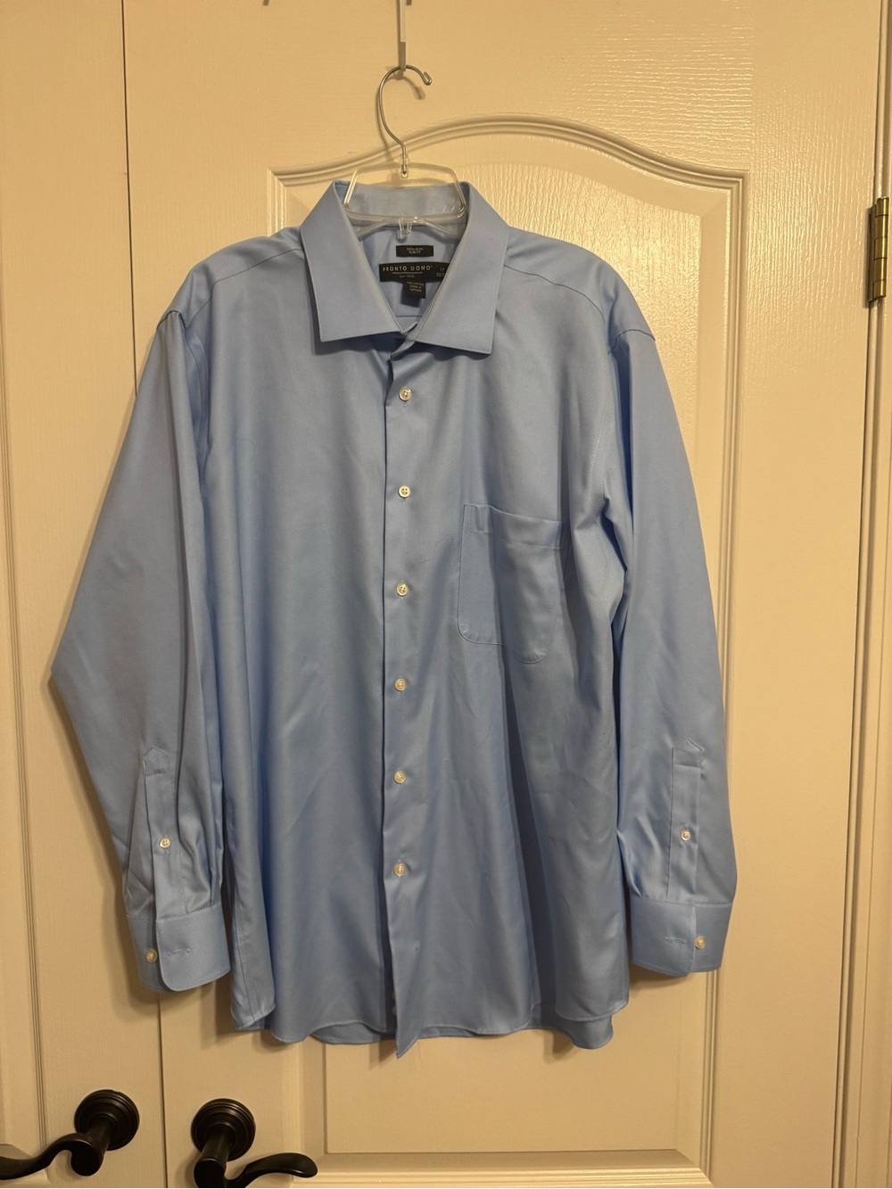 Pronto Uomo Light Blue Men's Dress Shirt